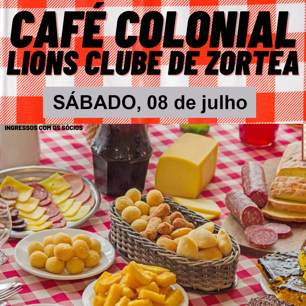 Café Colonial do Lions Clube do Zortéa