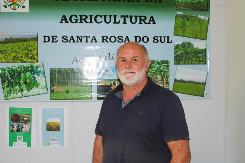 DESTAQUE DA SEMANA: Secretário Municipal de Agricultura de Santa Rosa do Sul, Matias Naor Cunha Cardoso.