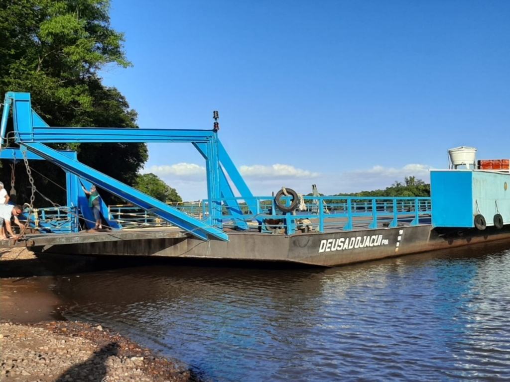 Suspenso o serviço de balsa no Rio Jacuí