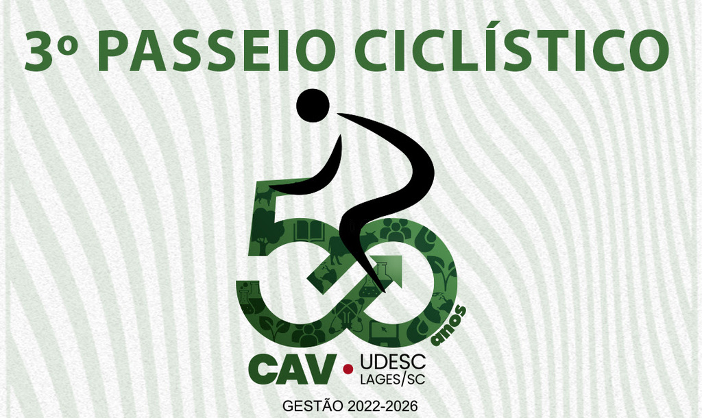 Udesc Lages promoverá 3º passeio ciclístico para marcar aniversário de 50 anos