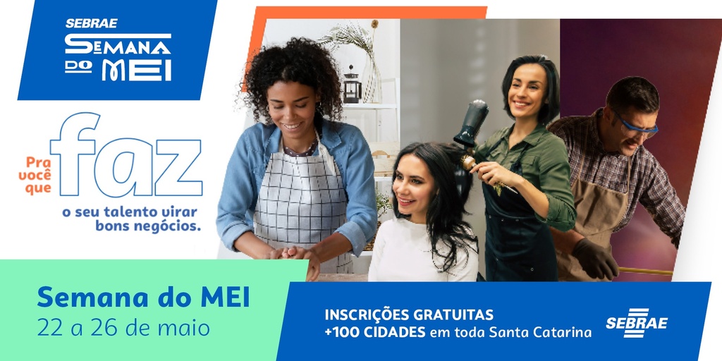 Sebrae/SC promove Semana do MEI 2023 em diversas cidades catarinenses