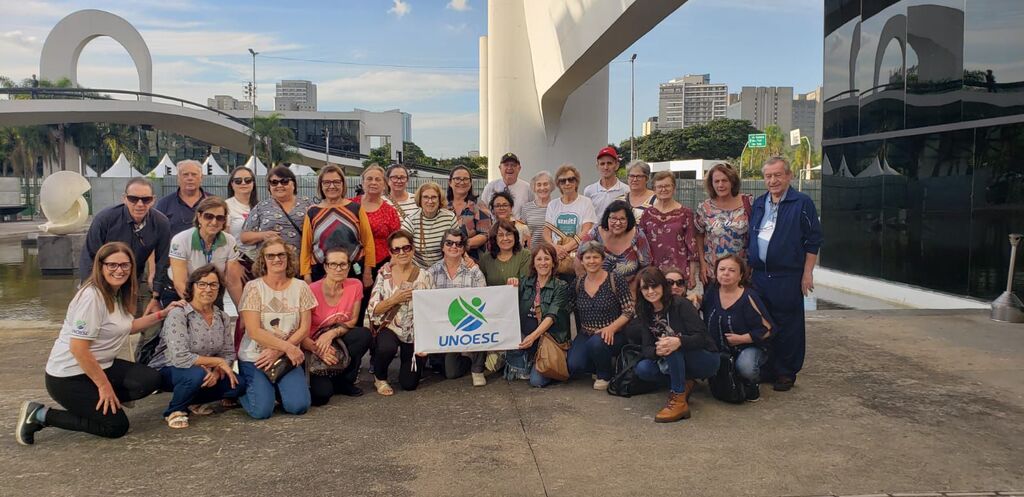 Alunos da Uniti Unoesc Capinzal em viagem de cultural a SP