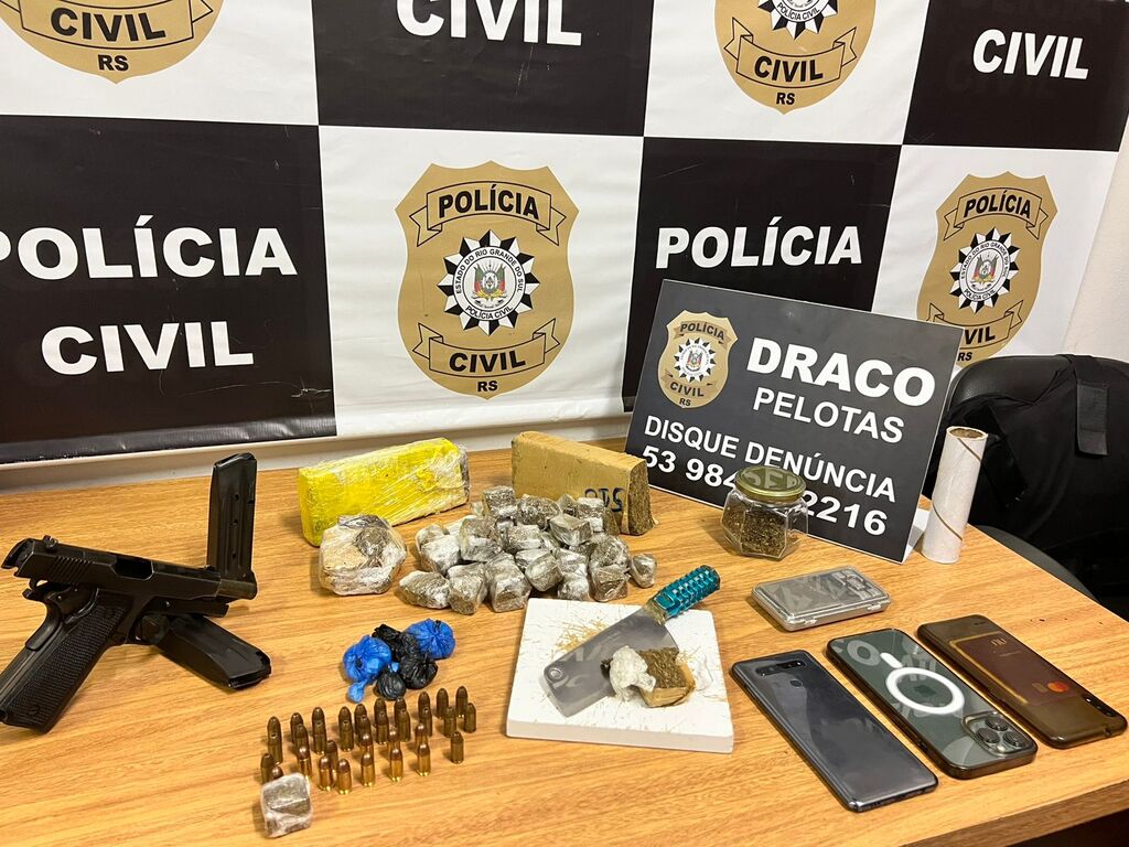 Draco desarticula esquema de tele entrega de drogas em Pelotas