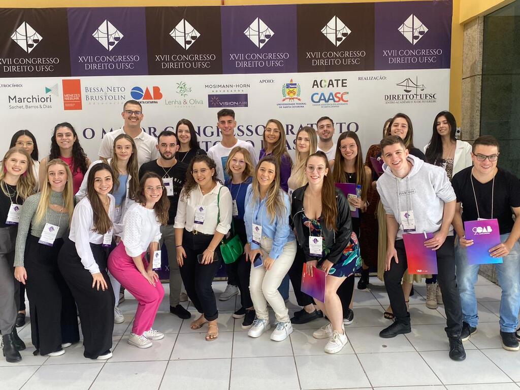 Cursos de Direito da Unoesc São Miguel e Pinhalzinho participam do XVII Congresso de Direito