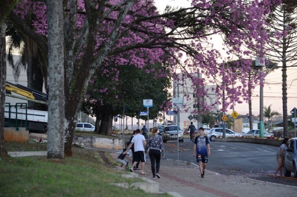 Sol o dia todo e noite de céu aberto