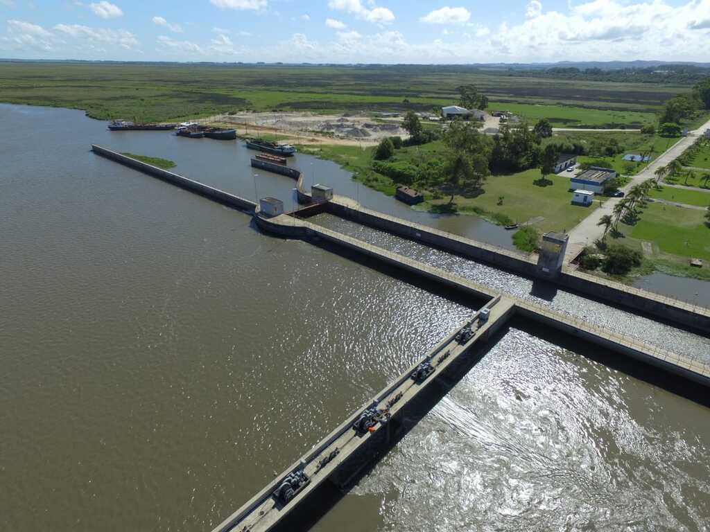 Foto: Divulgação - Representantes brasileiros e uruguaios também devem visitar a barragem-eclusa do canal São Gonçalo