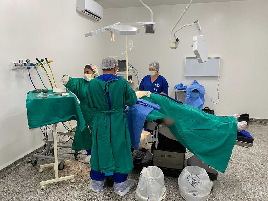 Primeira cirurgia é realizada no Hospital Santa Clara