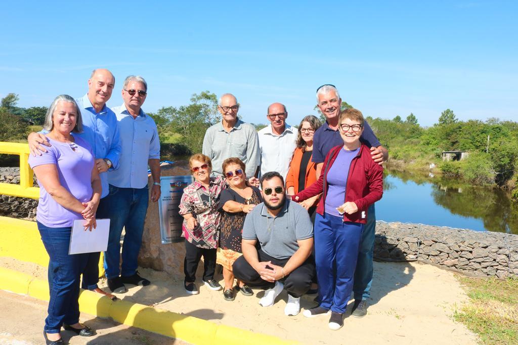 INAUGURADA A REVITALIZAÇÃO DA PONTE JOÃO MANOEL PACHECO EM PASSO DE TORRES