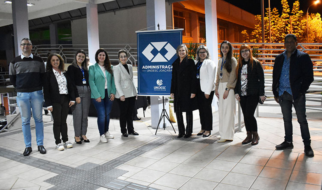 Estudantes de Administração da Unoesc apresentam produtos e serviços desenvolvidos nas aulas do curso