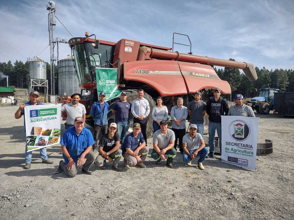 Otacilienses participaram de curso de Colheitadeiras Automotrizes