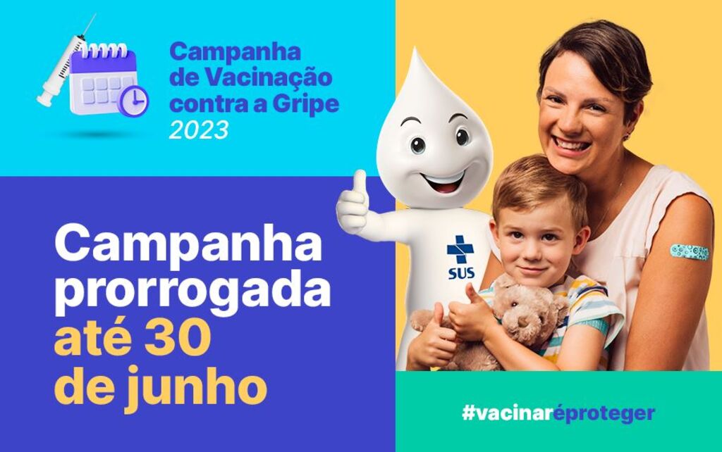 Santa Catarina prorroga Campanha de Vacinação contra a gripe até o dia 30 de junho