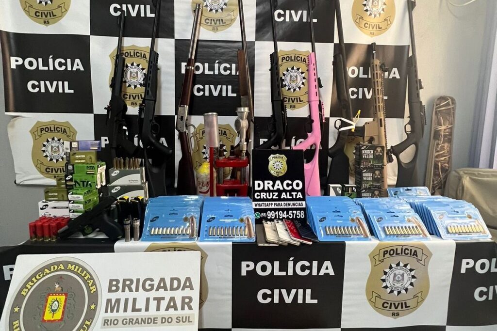 Inquérito que apurou a simulação de furto de armas por empresário de Cruz Alta é remetido ao Judiciário