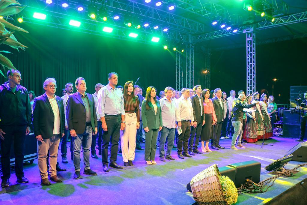 ABERTURA OFICIAL DA XIII FESTA DO COLONO E II FEIRA AGROPECUÁRIA DE SÃO JOÃO DO SUL