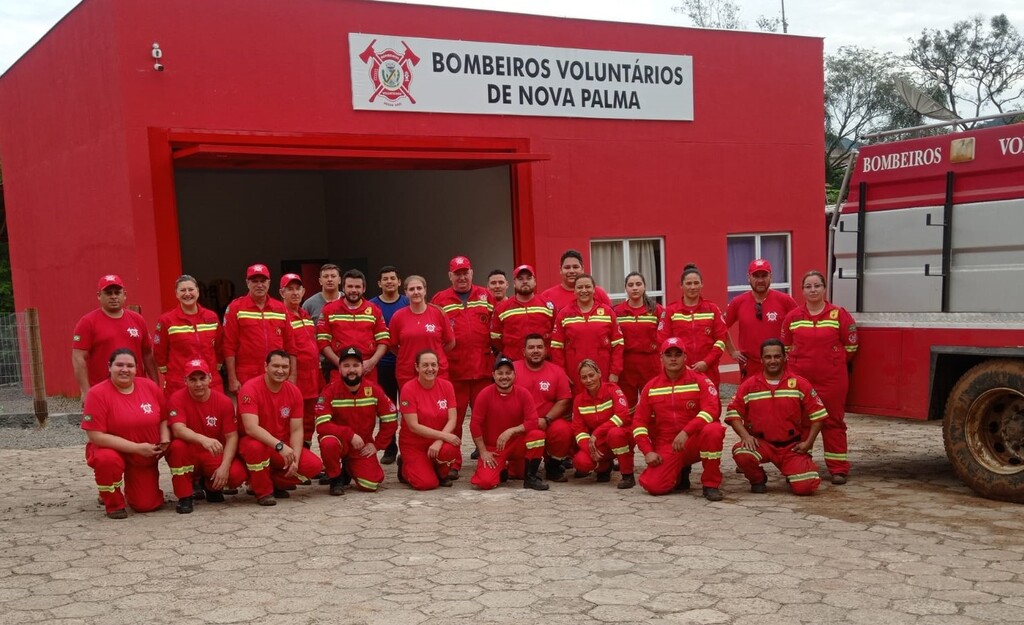 Bombeiros voluntários de Nova Palma inauguram sede própria nesta sexta-feira