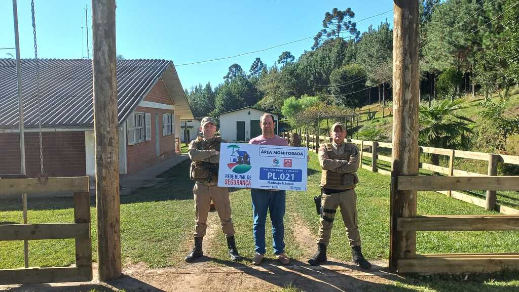 Rede Rural de Segurança atua em 35 propriedades em Otacílio Costa