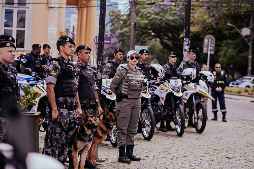 Divulgação BM - Programa reúne as forças de segurança no município, para o combate a criminalidade