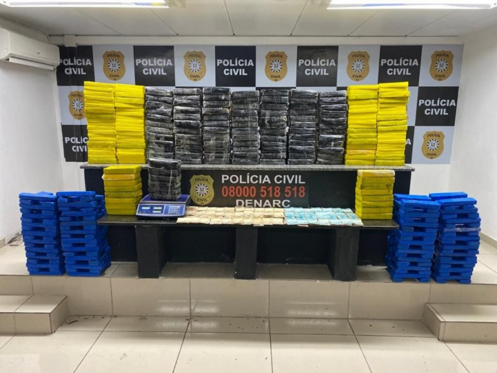 Polícia Civil efetua a maior apreensão de crack da história do Estado