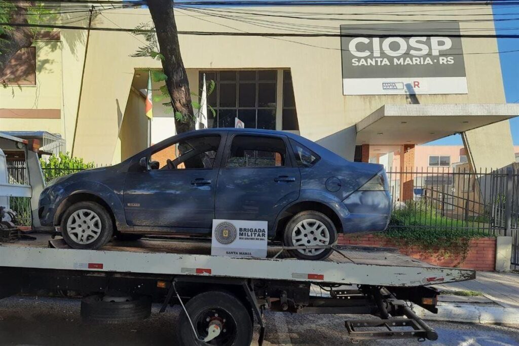 Foragido é recapturado com veículo furtado em Santa Maria