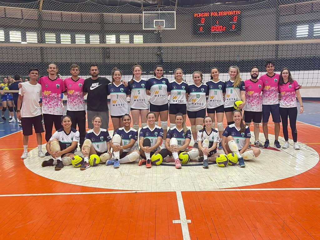 Equipe feminina da UFSM é campeã da primeira etapa da Liga Gaúcha de Voleibol