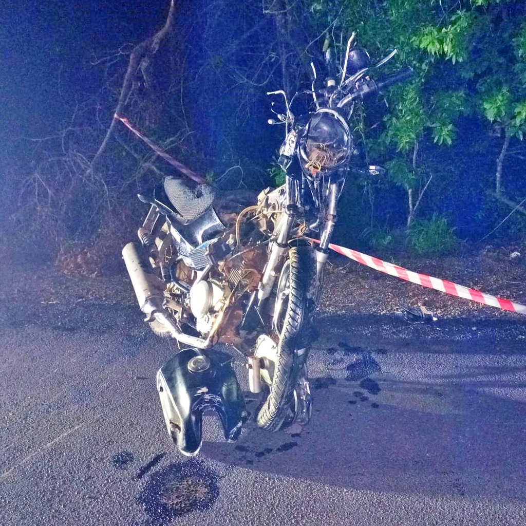 Motociclista morre ao colidir frontalmente contra veículo em São Vicente do Sul