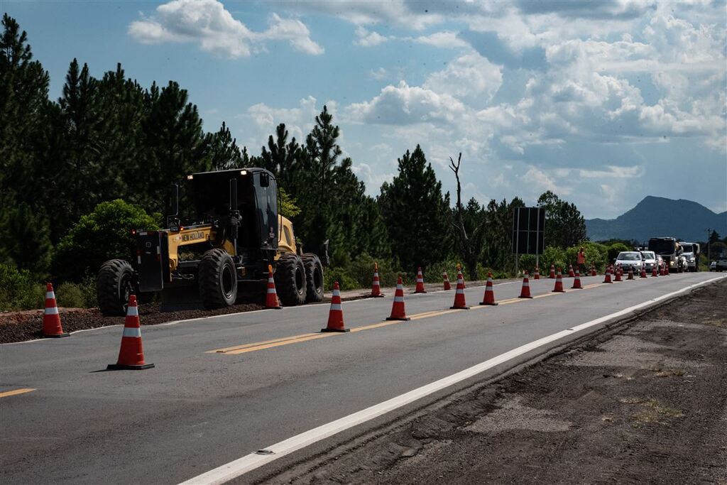 Começa a construção das terceiras faixas na RSC-287