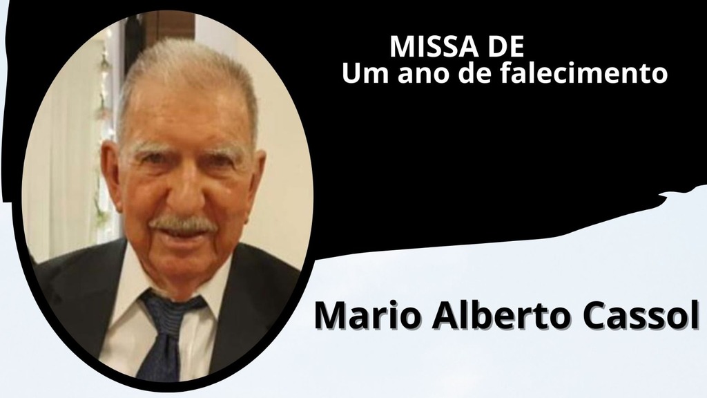 Convite de Missa – Mario Alberto Cassol