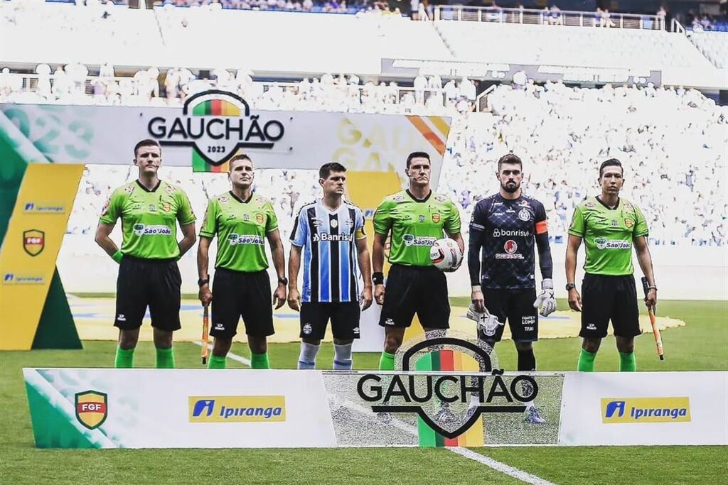 Árbitro revelado em Santa Maria já comandou quatro jogos do Gauchão 2023
