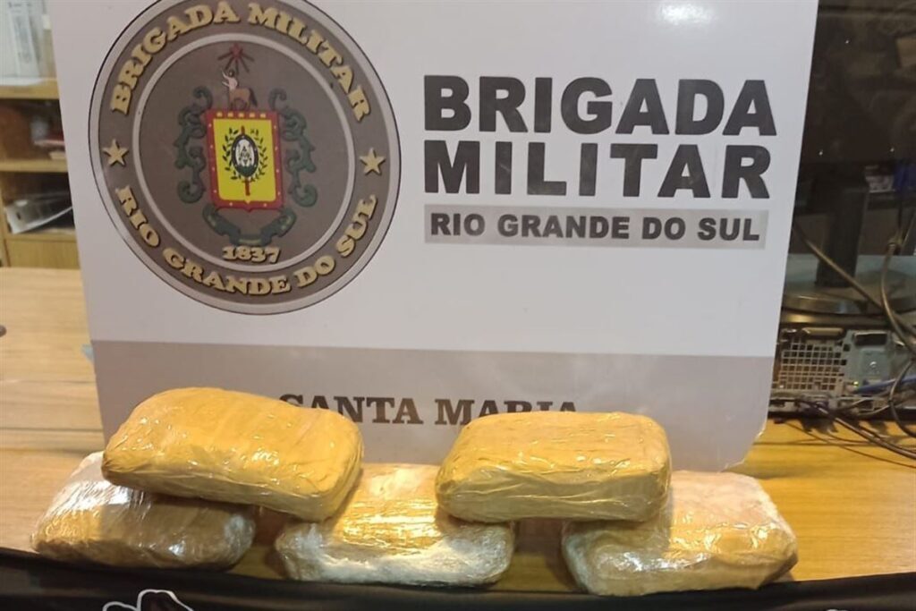 Traficante é preso com quase meio milhão em cocaína em Santa Maria