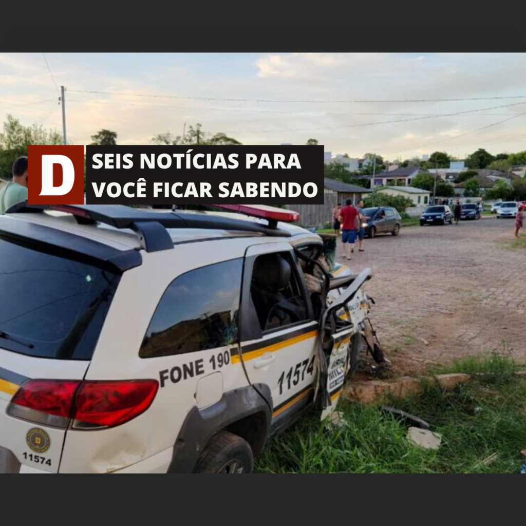 Viatura da BM capota e policiais ficam feridos e mais cinco notícias para você ficar sabendo nesta terça