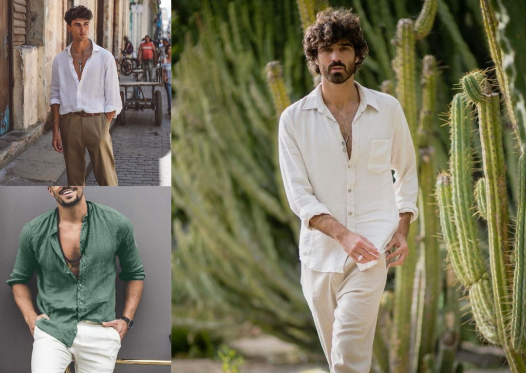 Moda: o linho como alternativa para looks de verão na coluna de Albino Fashion