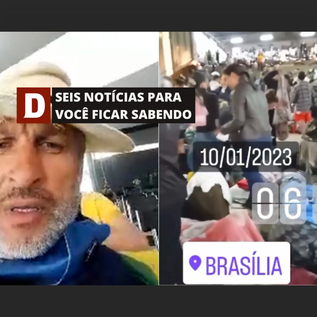 Santa-marienses extremistas gravam vídeos em Brasília e outras cinco notícias para você ficar sabendo nesta quarta