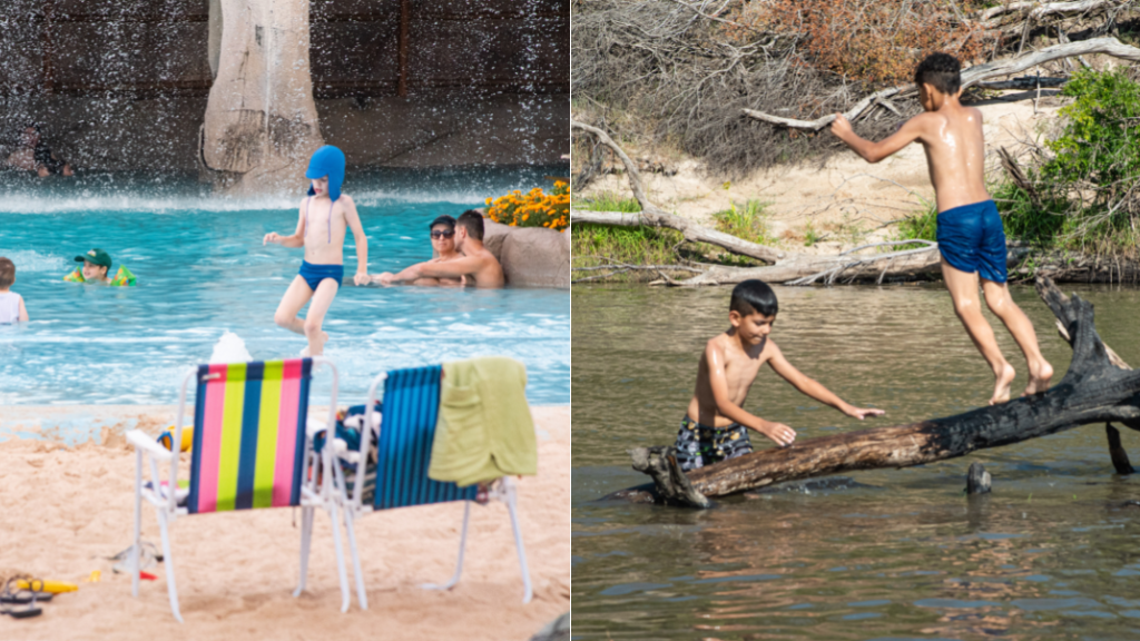 Como os santa-marienses driblaram o calorão no primeiro dia do ano