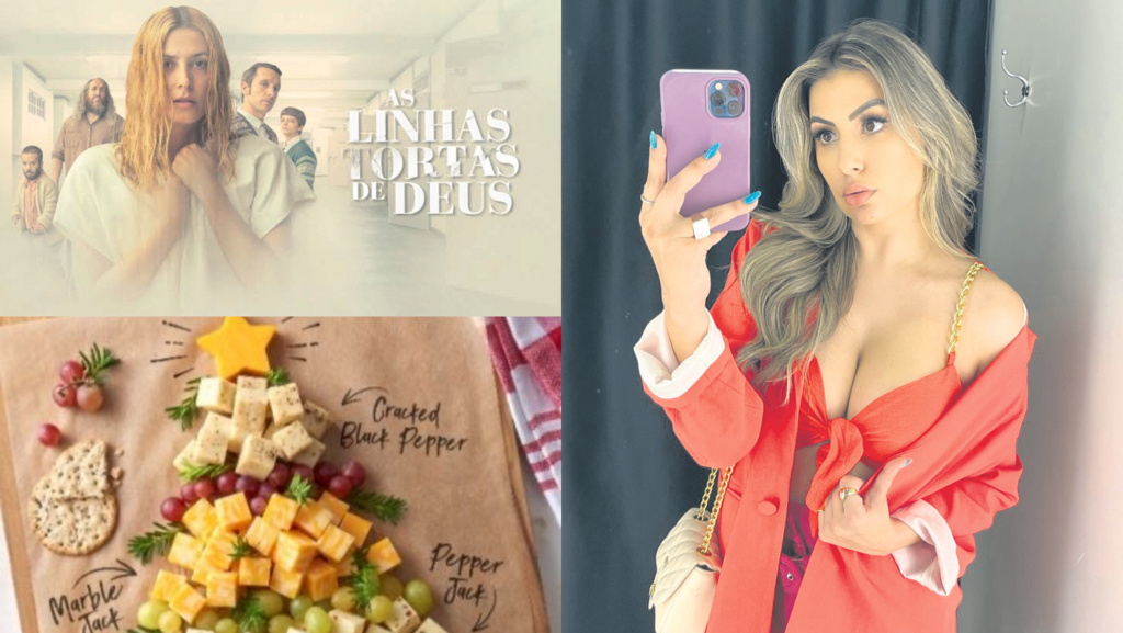 Tendência: Netflix, petiscos natalinos, look do Natal e #lookdodia na coluna de Camila Cunha