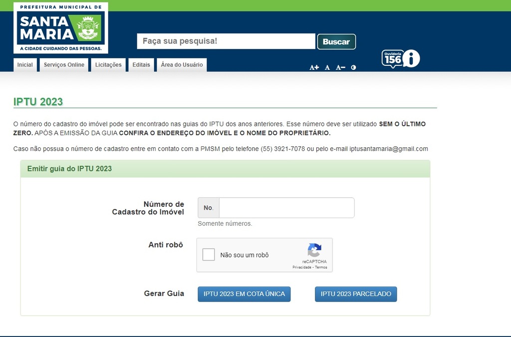 Guias do IPTU 2023 poderão ser acessadas em site e aplicativo a partir desta quinta-feira
