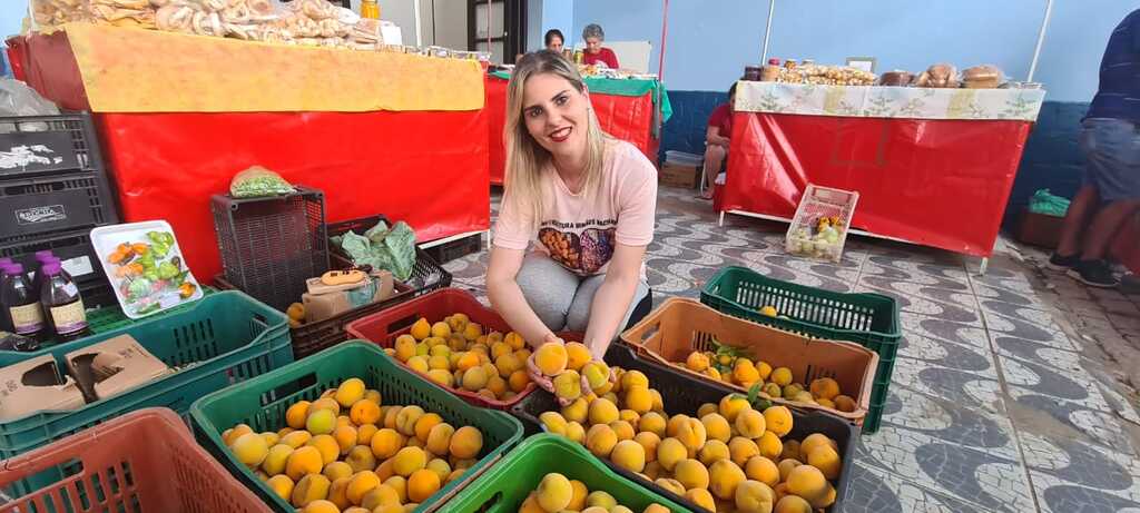 1° Feira do Pêssego de São Sepé comercializa mais de 6 toneladas da fruta