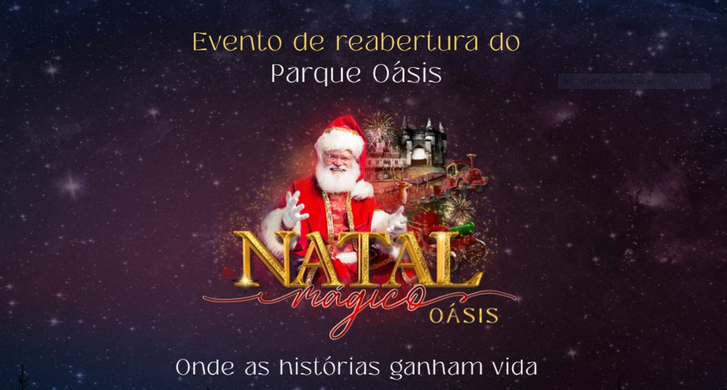 Ingressos para reabertura do Parque Oásis começam a ser vendidos neste sábado