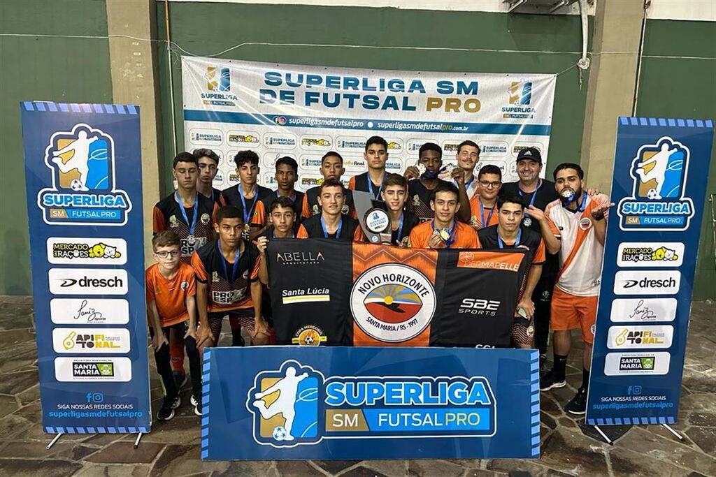 Novo Horizonte vence a Superliga Pro de Futsal sub-15