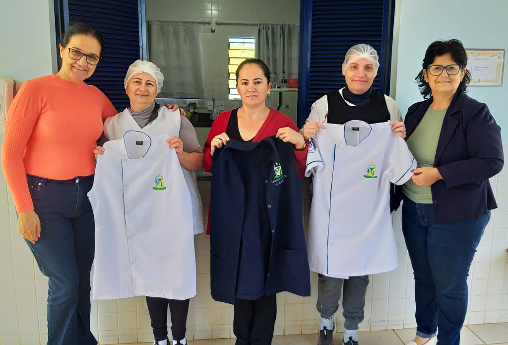 Novos UNIFORMES para servidoras da educação municipal de ZORTÉA