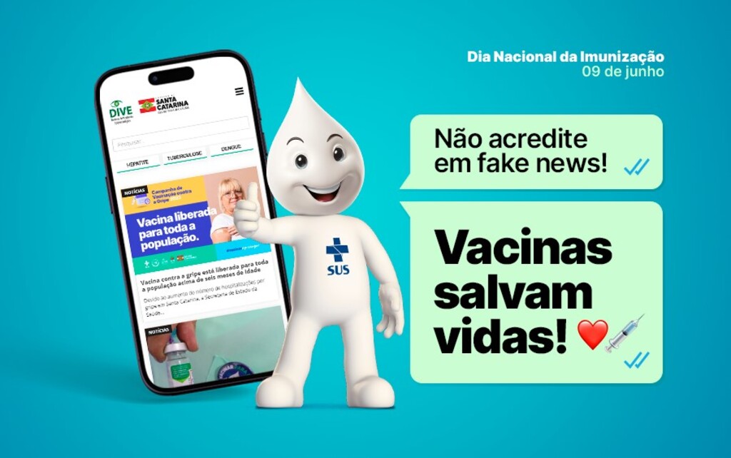 Saúde alerta para importância de manter as coberturas vacinais elevadas