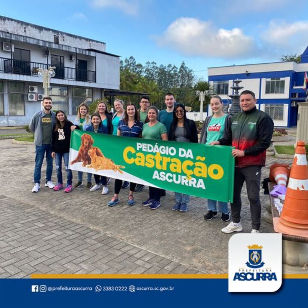 Pedágio da Castração aconteceu no sábado em Ascurra.