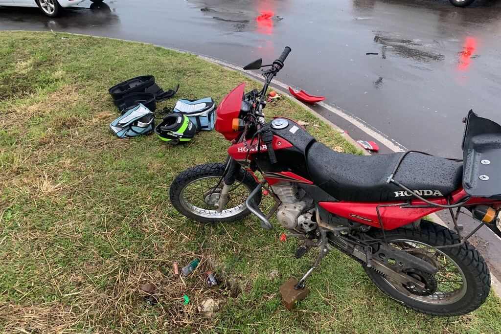 Acidentes na Faixa Nova e na UFSM deixam dois motociclistas em estado grave