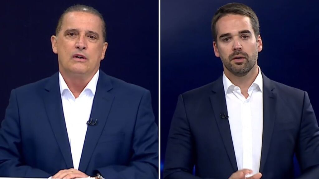 Em primeiro debate do segundo turno, Onyx e Leite se atacam