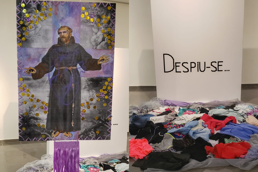 Mostra artística inspirada em São Francisco de Assis convida a doar roupas