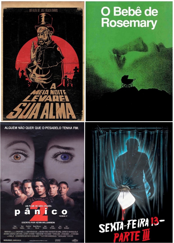 Halloween - A Noite do Terror (1978)  Filmes clássicos de terror, Filmes  antigos de terror, Cartazes de filmes de terror