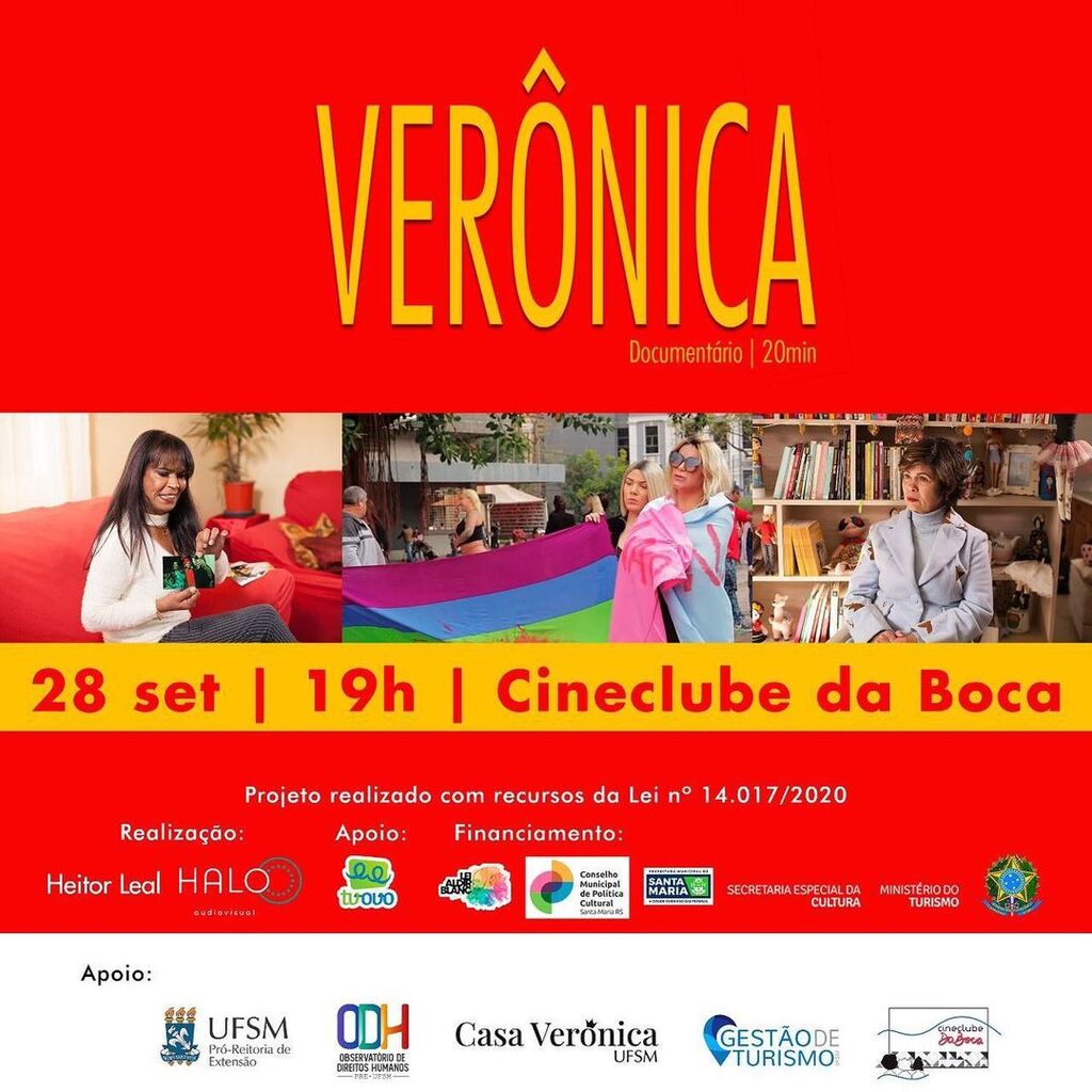 Cineclube da Boca exibe o documentário “Verônica” nesta quarta-feira