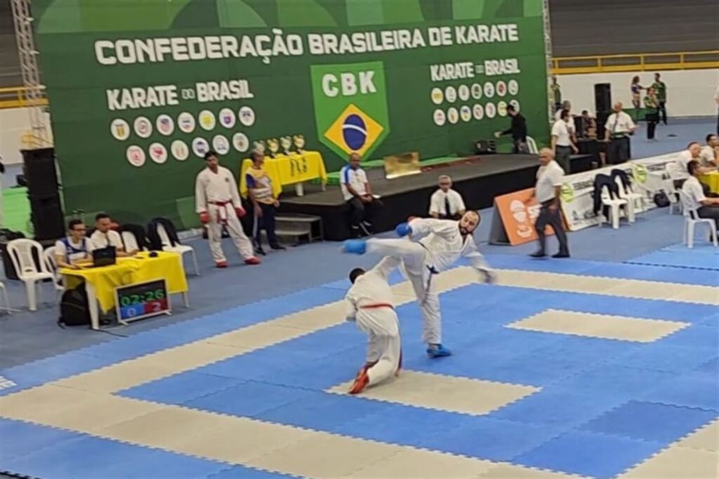 Carateca de Santa Maria conquista o bronze no Campeonato Brasileiro