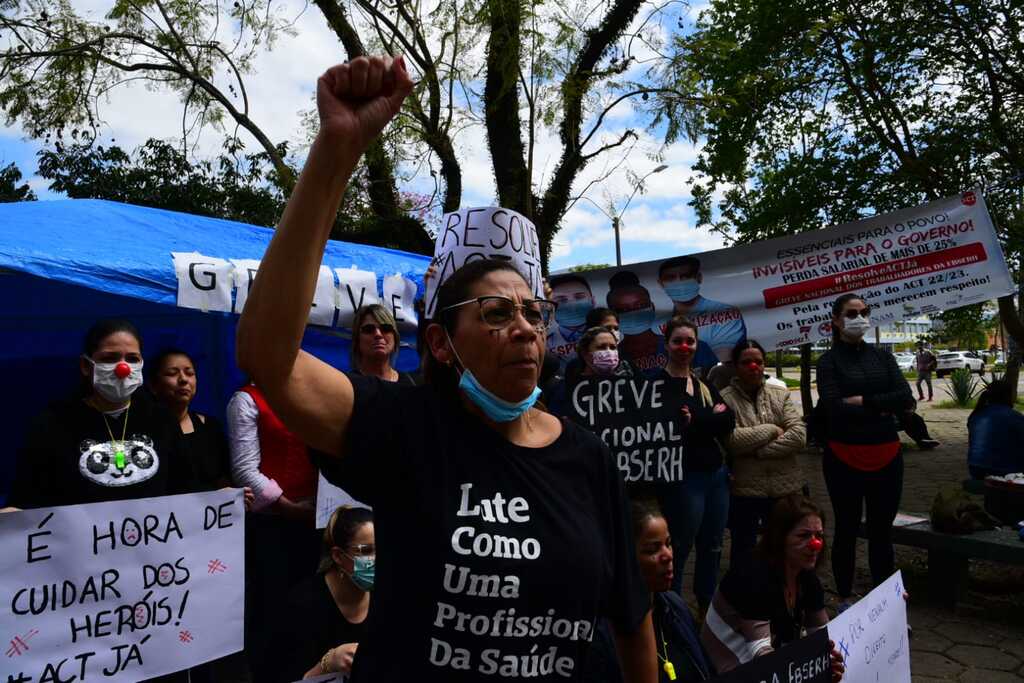 Greve dos servidores da saúde da EBSERH completa seis dias