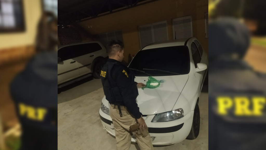 Motorista é preso após ser flagrado com dinheiro e cerca de meio-quilo de cocaína em abordagem