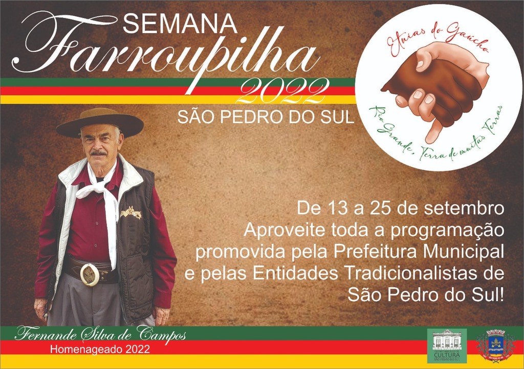 Confira a programação da Semana Farroupilha de São Pedro do Sul