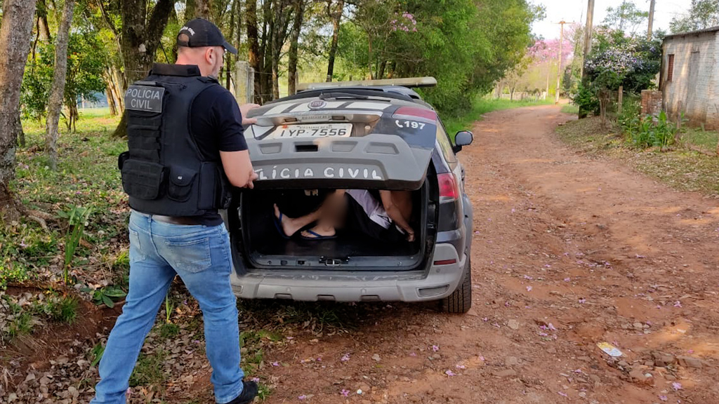 Suspeito é preso em ação conjunta da Polícia Civil e da Brigada Militar